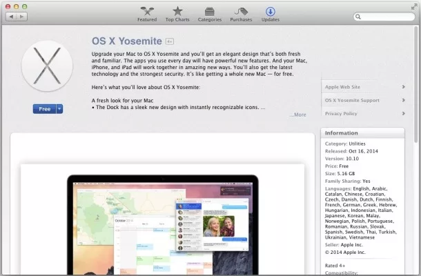 How to Download Yosemite OS X with the Apple Installer 1