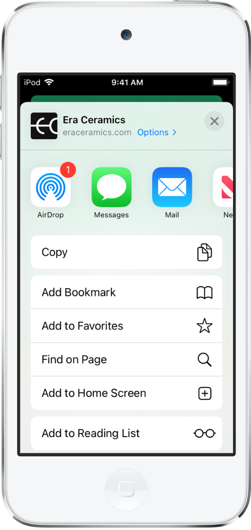 Where is The Reading List on iPhone 2 Where is The Reading List on iPhone 1