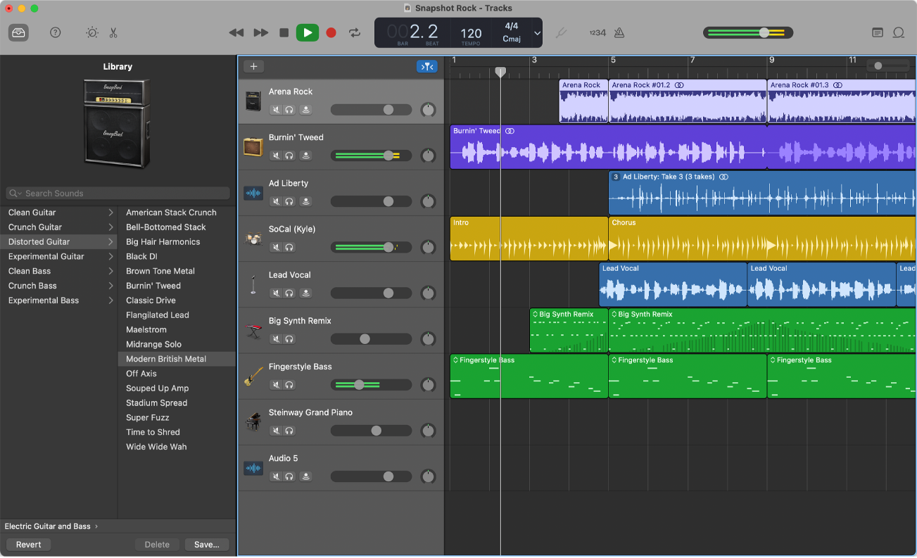 How To Connect Clips Garageband 1