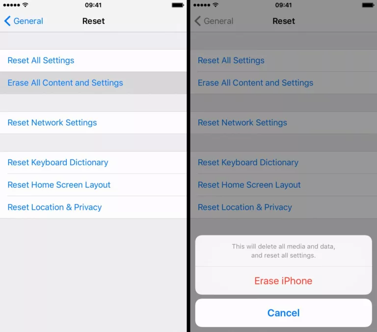 How To Delete Everything On IPhone 1