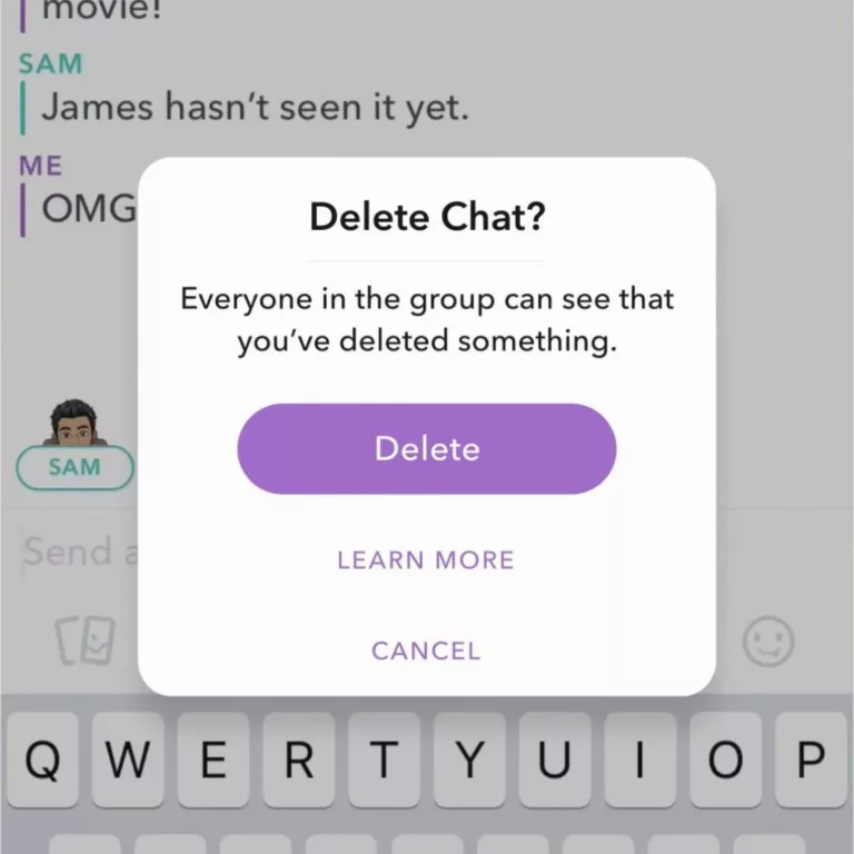 How To Delete Messages From Snapchat 6