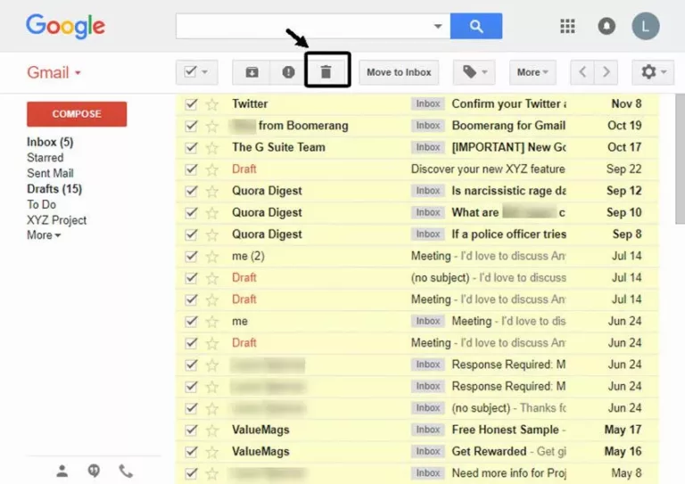 How To Delete Multiple Emails In Gmail 3