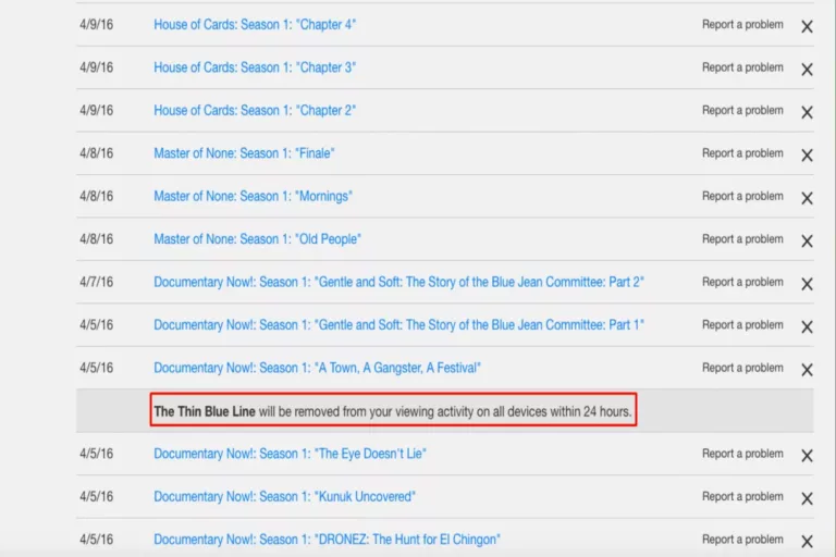 How To Delete Netflix History 1