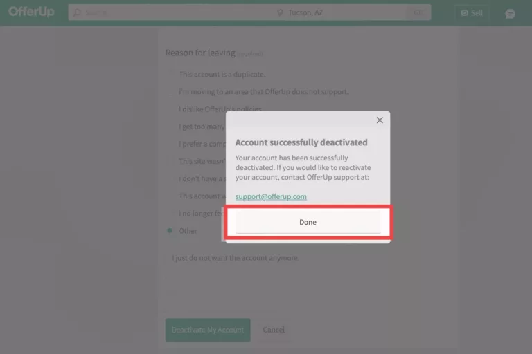 How To Delete Offerup Account 1