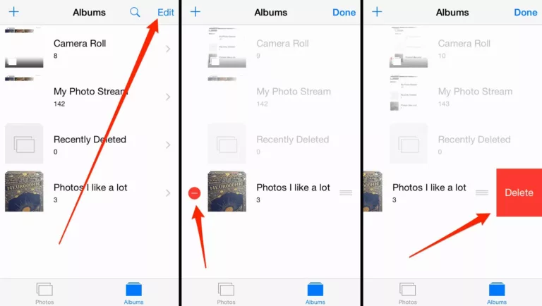 How To Delete Photos From Albums On Iphone 3