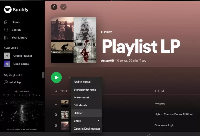 How To Delete Playlist On Spotify 3