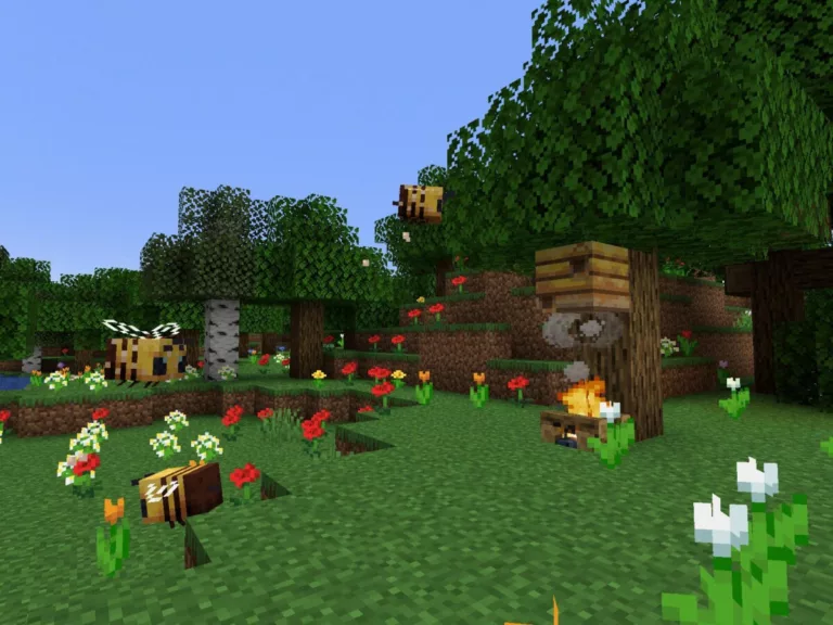 How To Make A Bee Farm In Minecraft 11