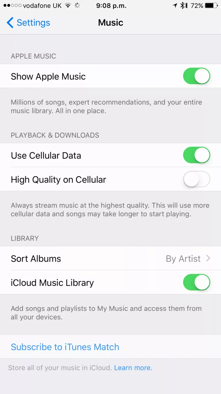 How To Turn Off Icloud Music Library 1
