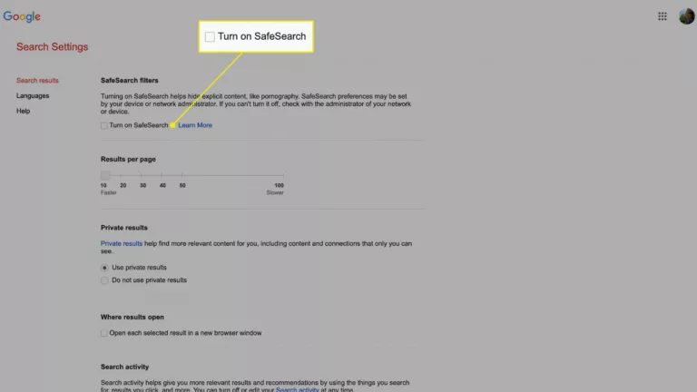 How To Turn Off SafeSearch ? 10