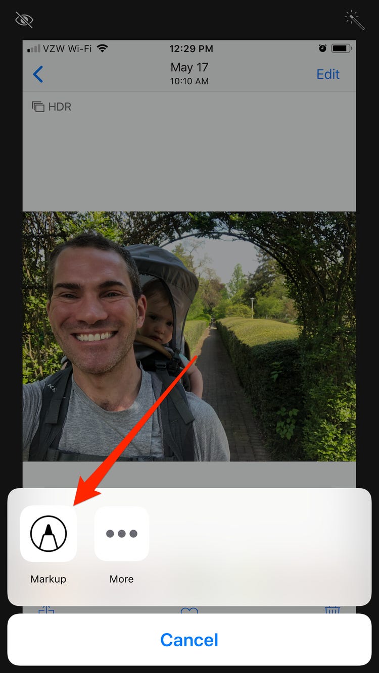 How To Draw On Photos in iPhone 13