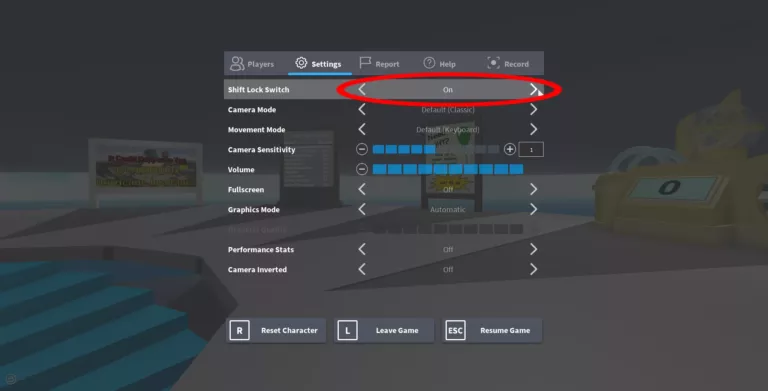 How To Shift Lock On Roblox 9