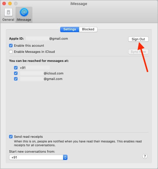 How To Sign Out Of Messages On Mac 1