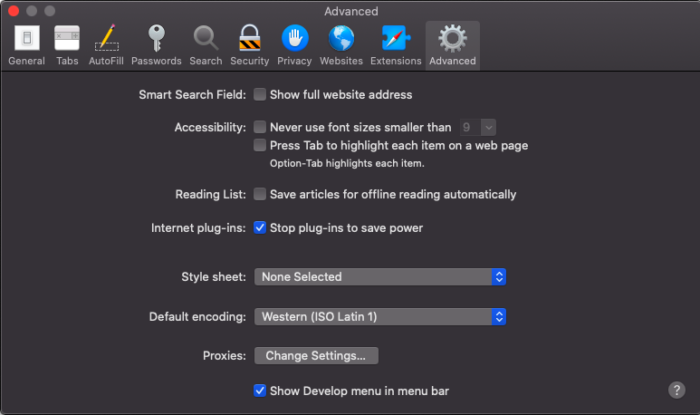 How to Safari Inspect Element on Mac 2 How to Safari Inspect Element on Mac 1