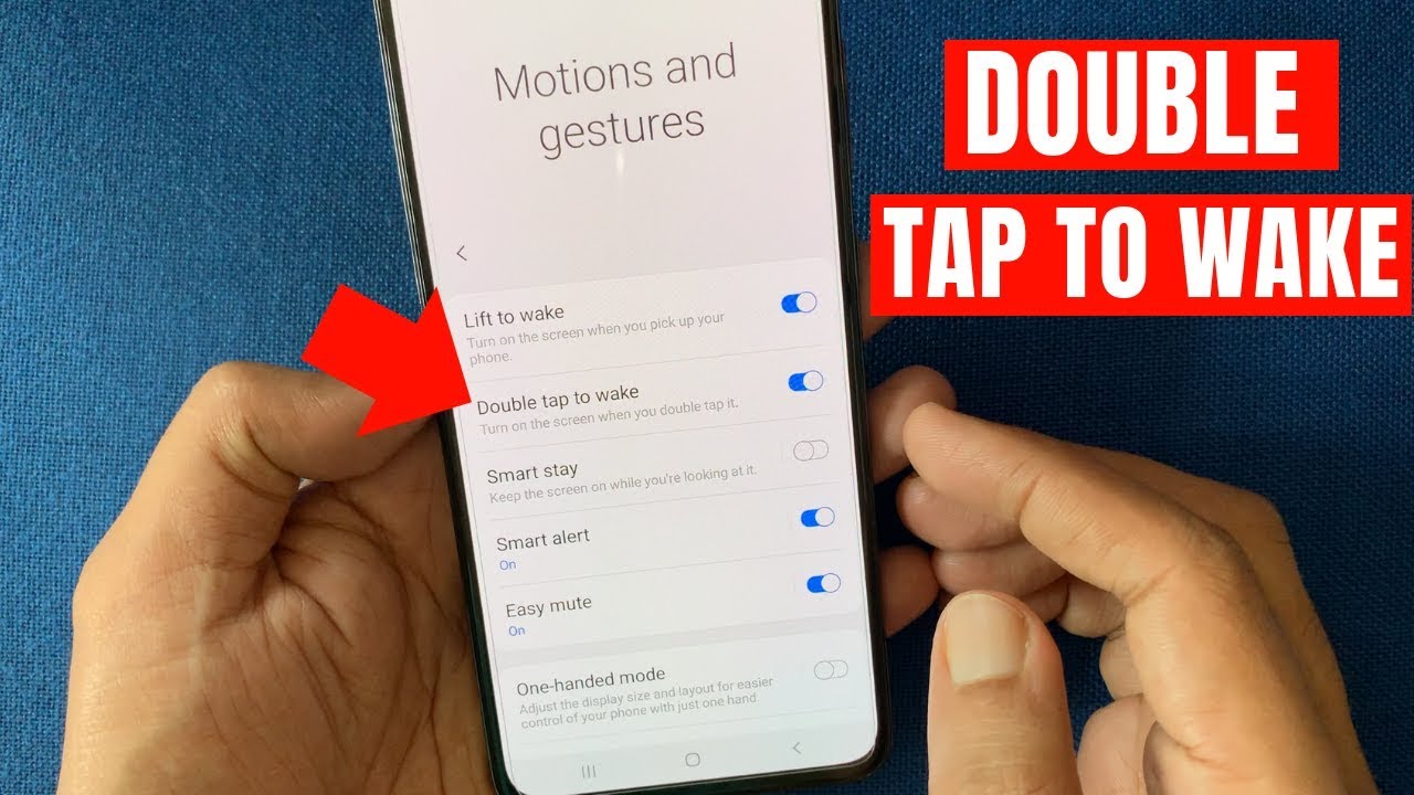 How to Turn Off Double Tap on Mobile Phone 1