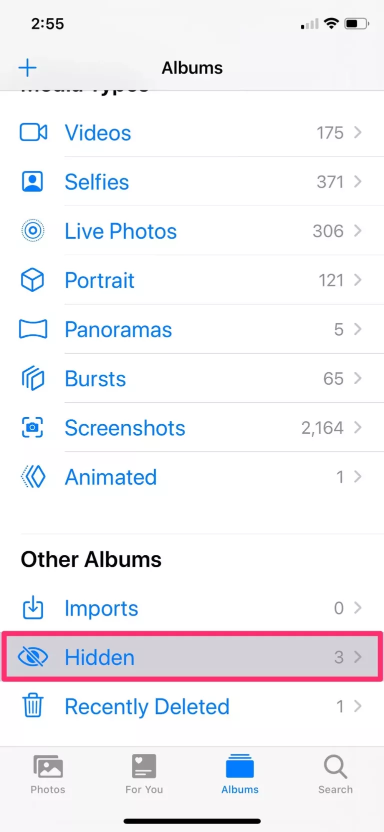 How to UnHide Photos on Your iPhone 3