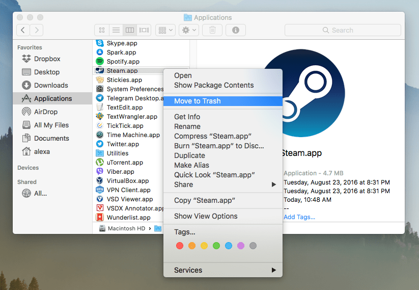 How to Uninstall Steam on Mac 2 How to Uninstall Steam on Mac 1