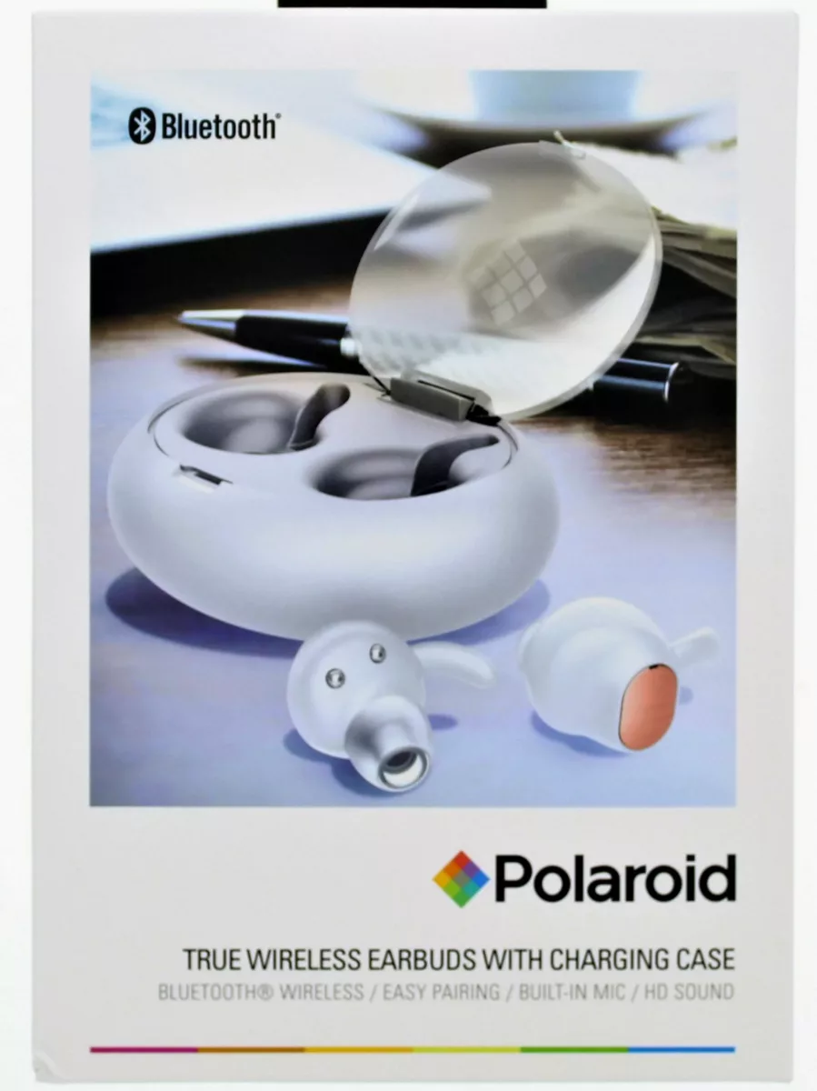 Écouteurs Intra-auriculaires Polaroid 55 PHP Avec Micro, Anti-emmêlement, Blancs Neufs