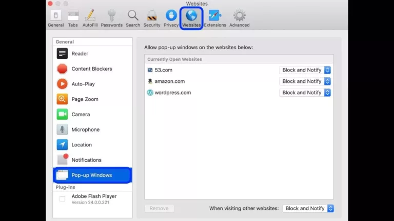 How To Turn Off Pop-Up Blocker Macbook 15
