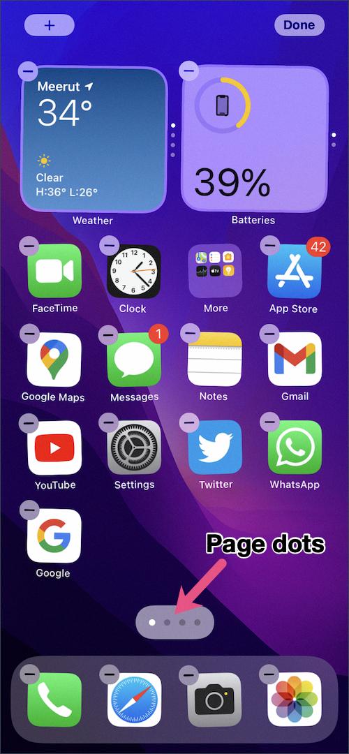change home screen