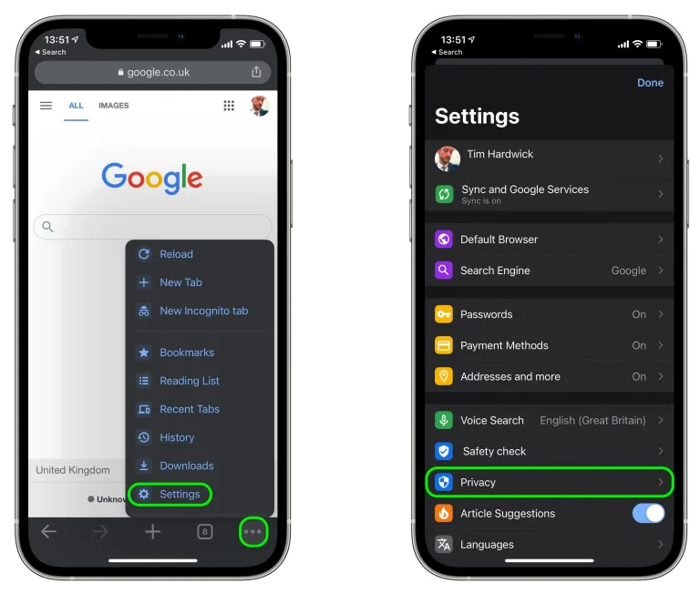 Clearing Cache Guide for Chrome Users on iPhone 15