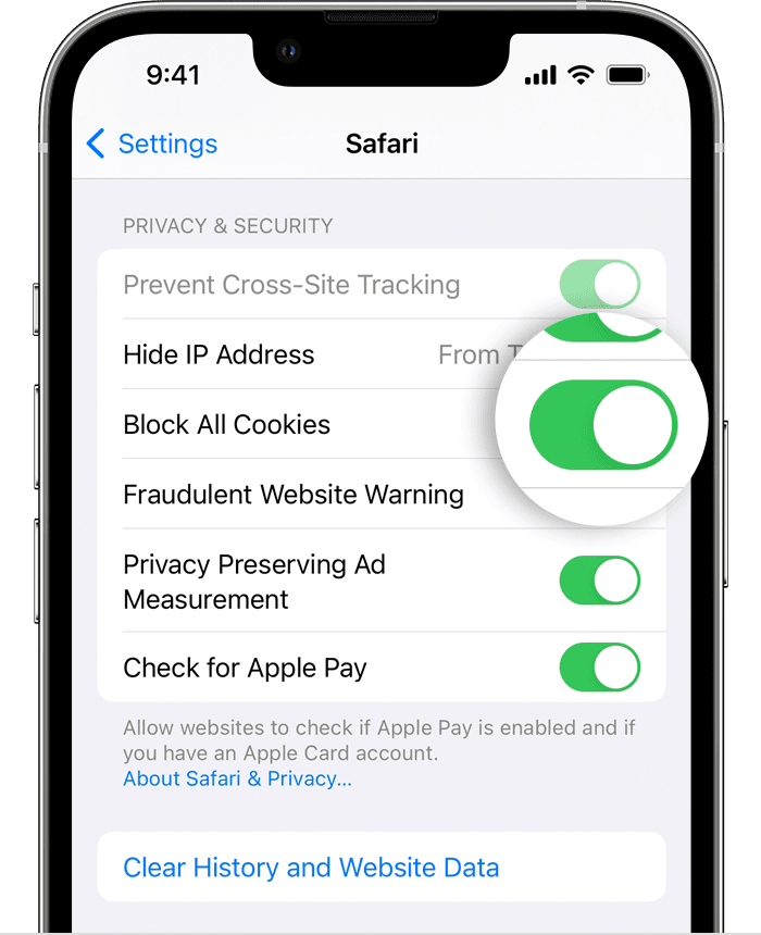 How to Get Rid of Cookies on iPhone 2 How to Get Rid of Cookies on iPhone 1