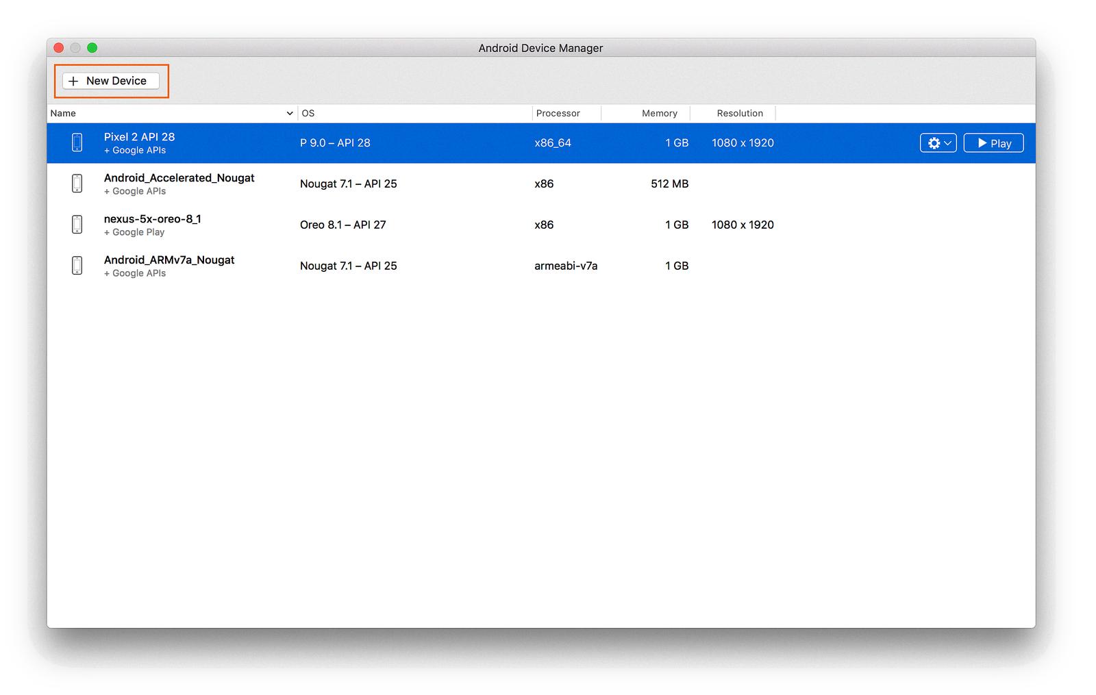 device manager mac