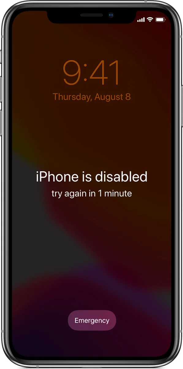 How To Unlock Disabled Iphone 1