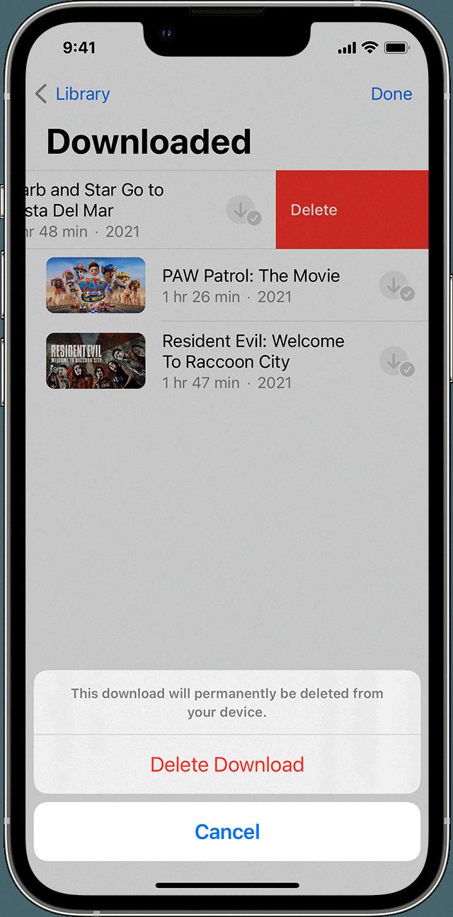 download movies on iphone