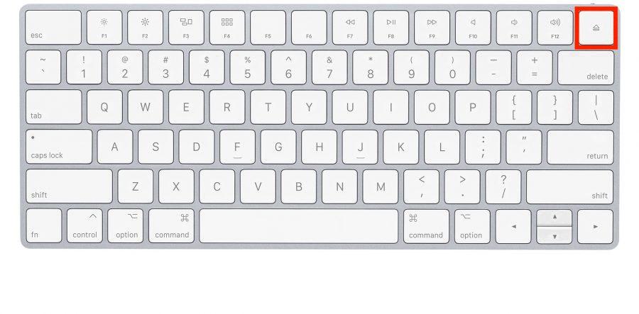 eject button on mac