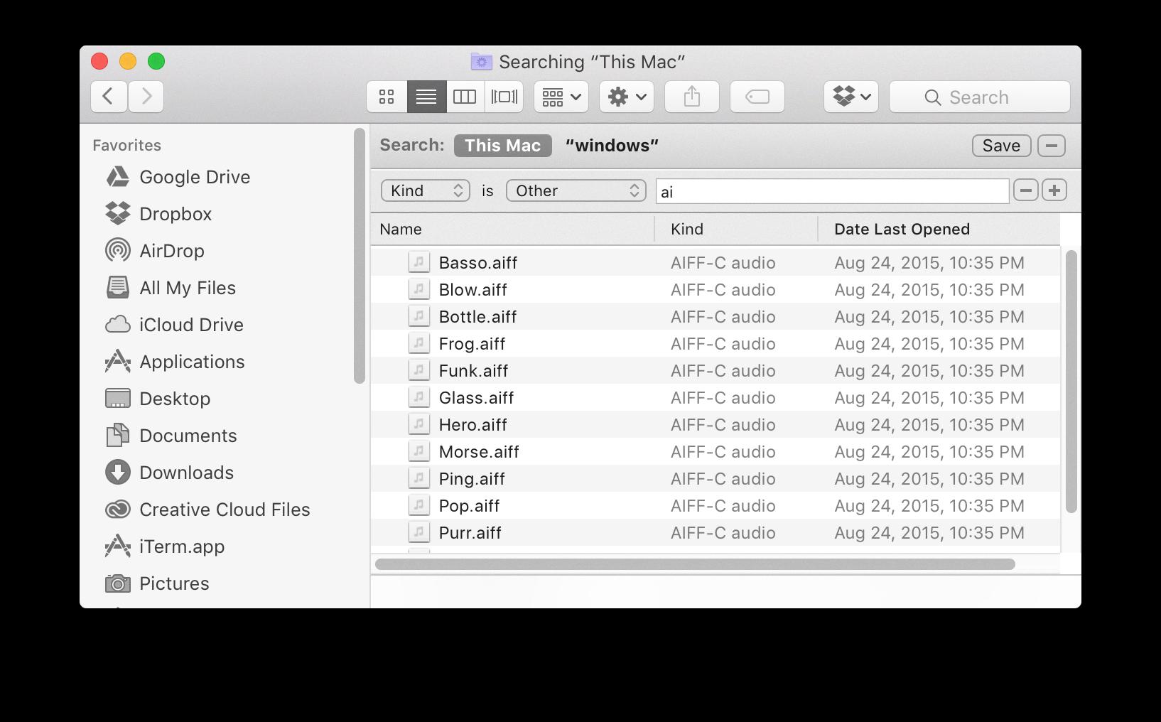 explore files on mac