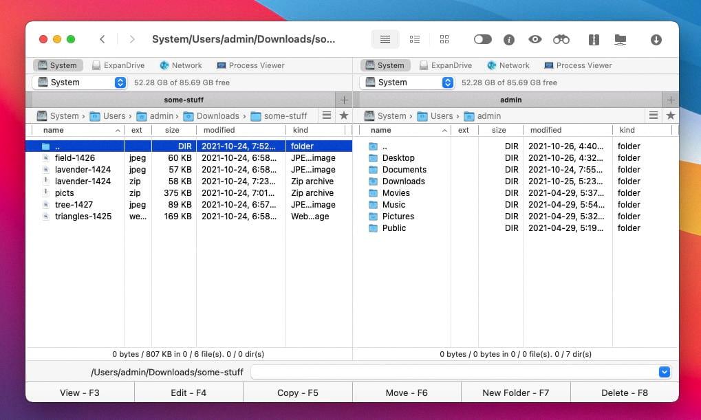 explore files on mac