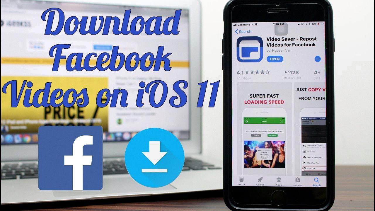 comment telecharger une video sur facebook avec un iphone