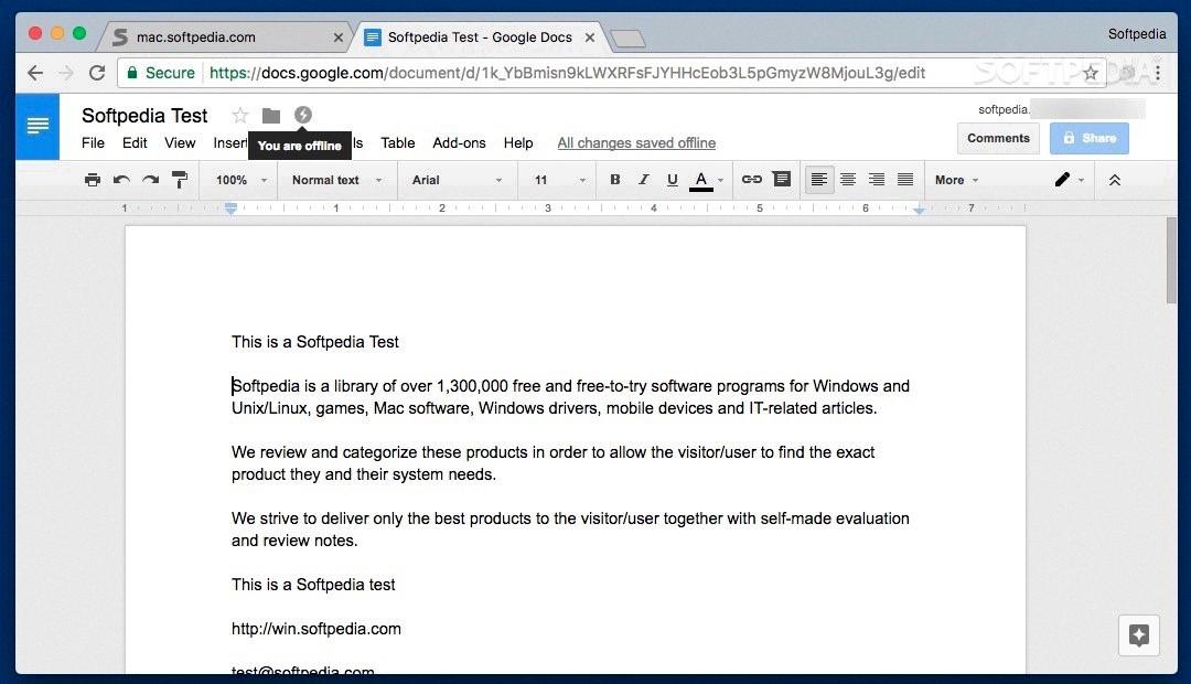 google docs for mac