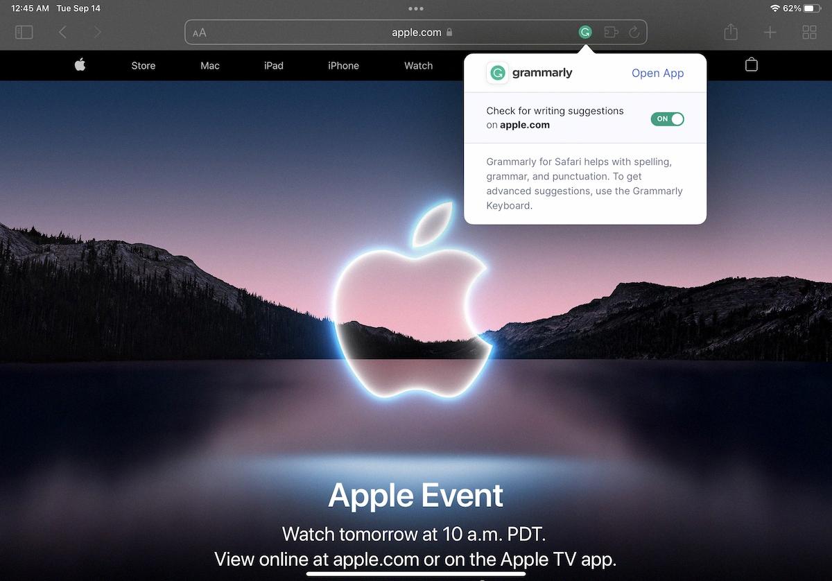 grammarly for safari