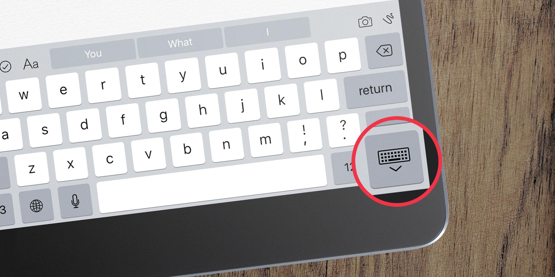 hide keyboard