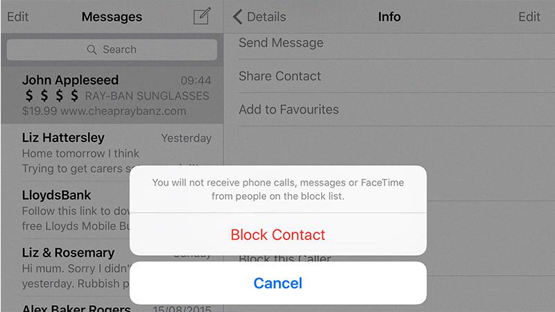 how to block imessage