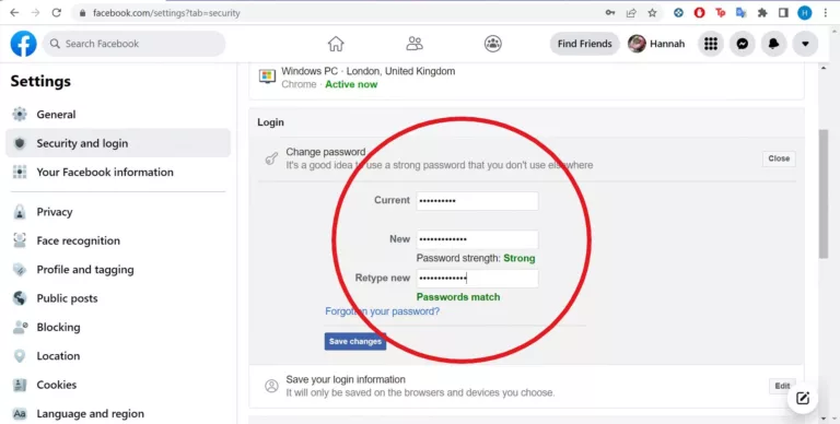 How to Change Facebook Password on iPhone 13