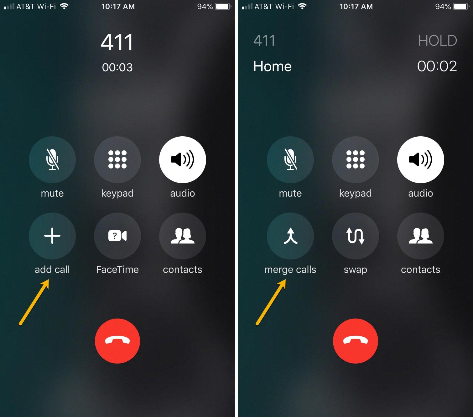 how to do a conference call on iphone