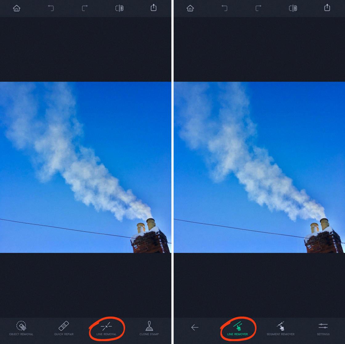 how to erase something from a picture