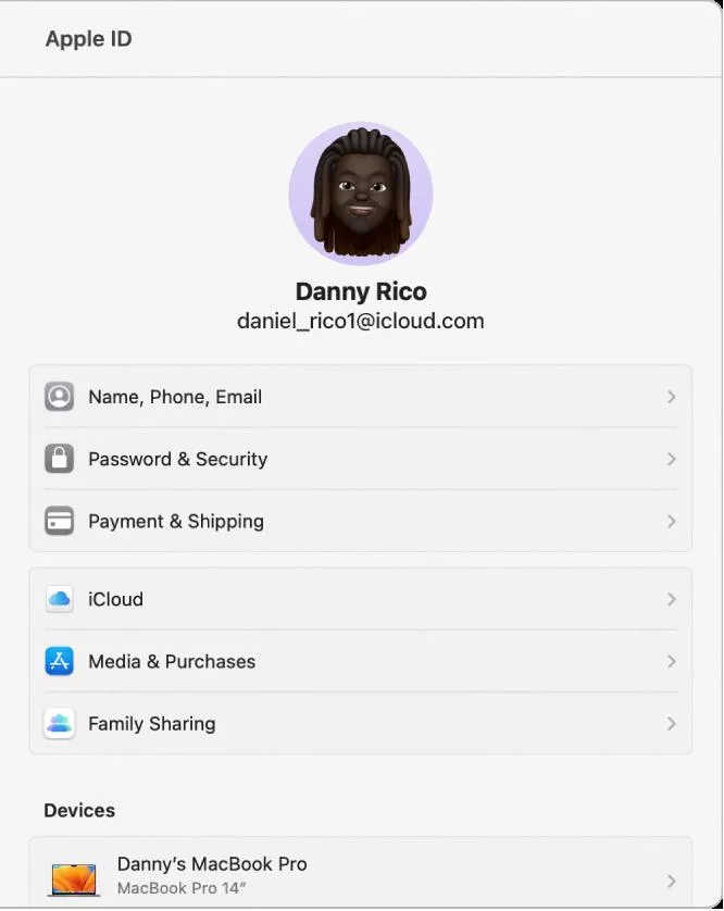 how to log in to apple id on macbook air