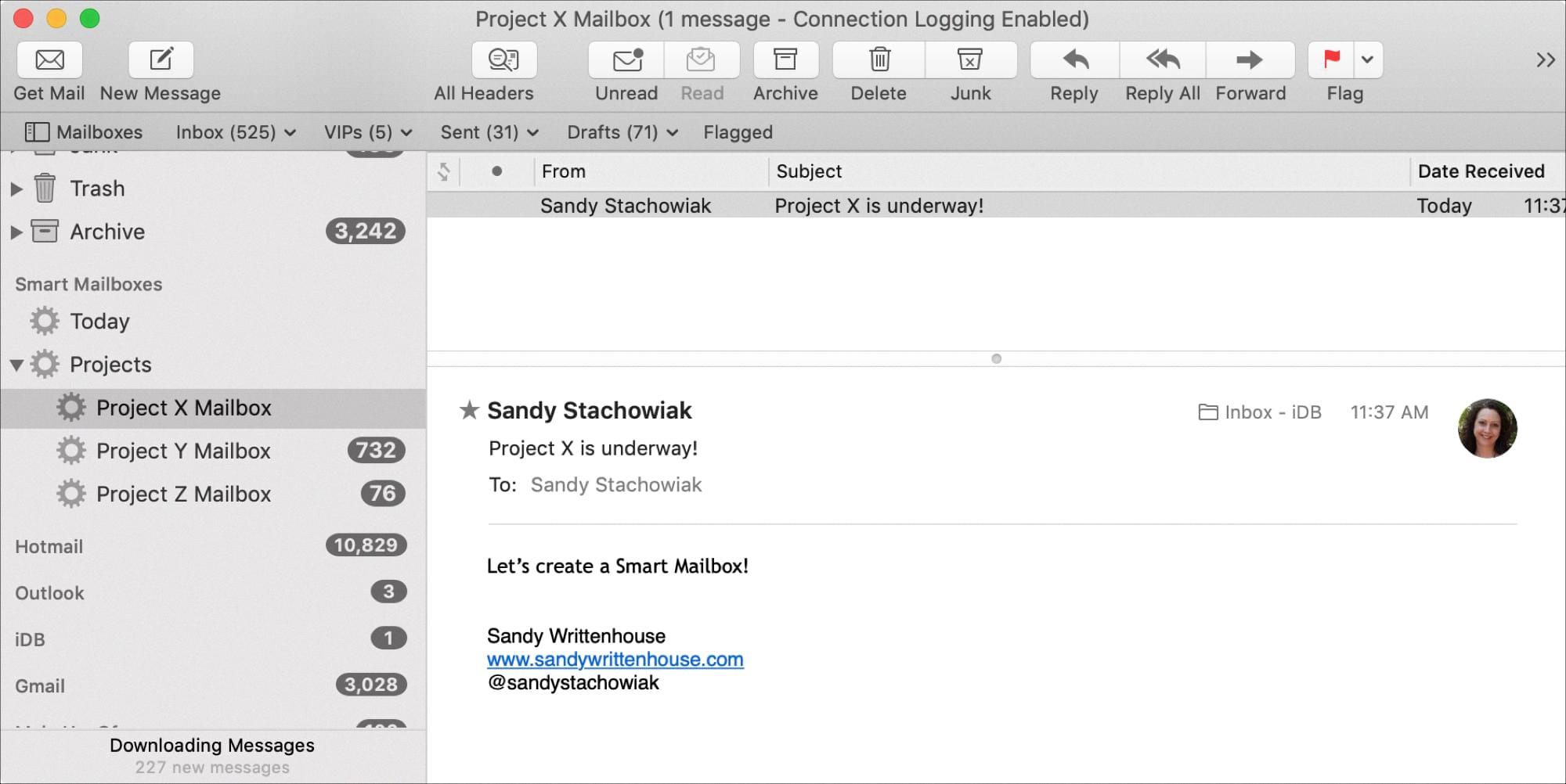 how to log out of mail on mac