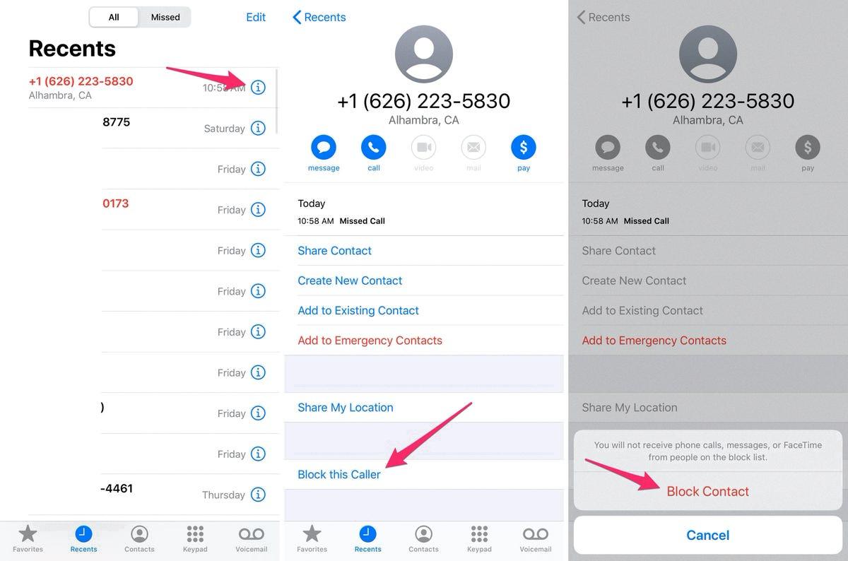 How to find blocked numbers on iphone devicemag