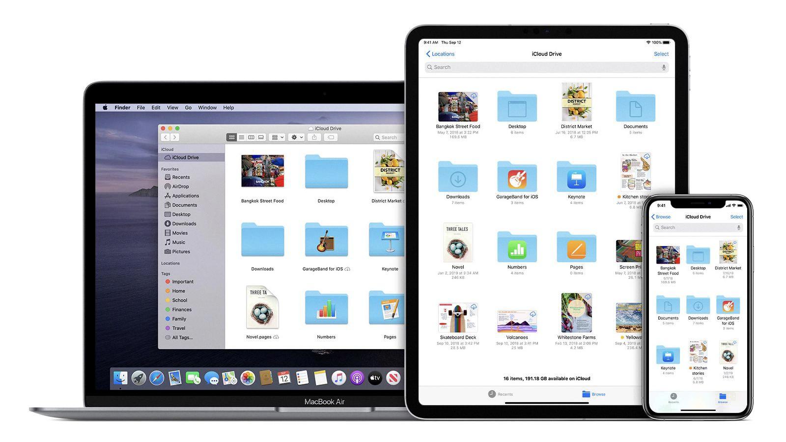 how to save everything from icloud to mac