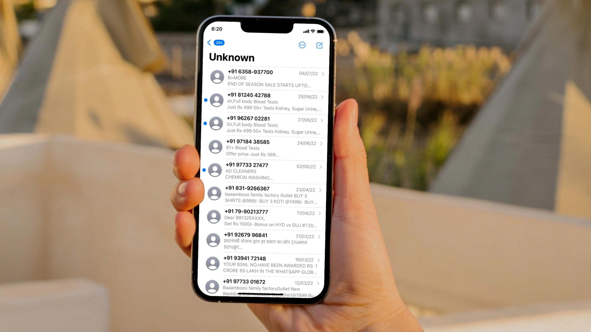how to see blocked numbers on iphone