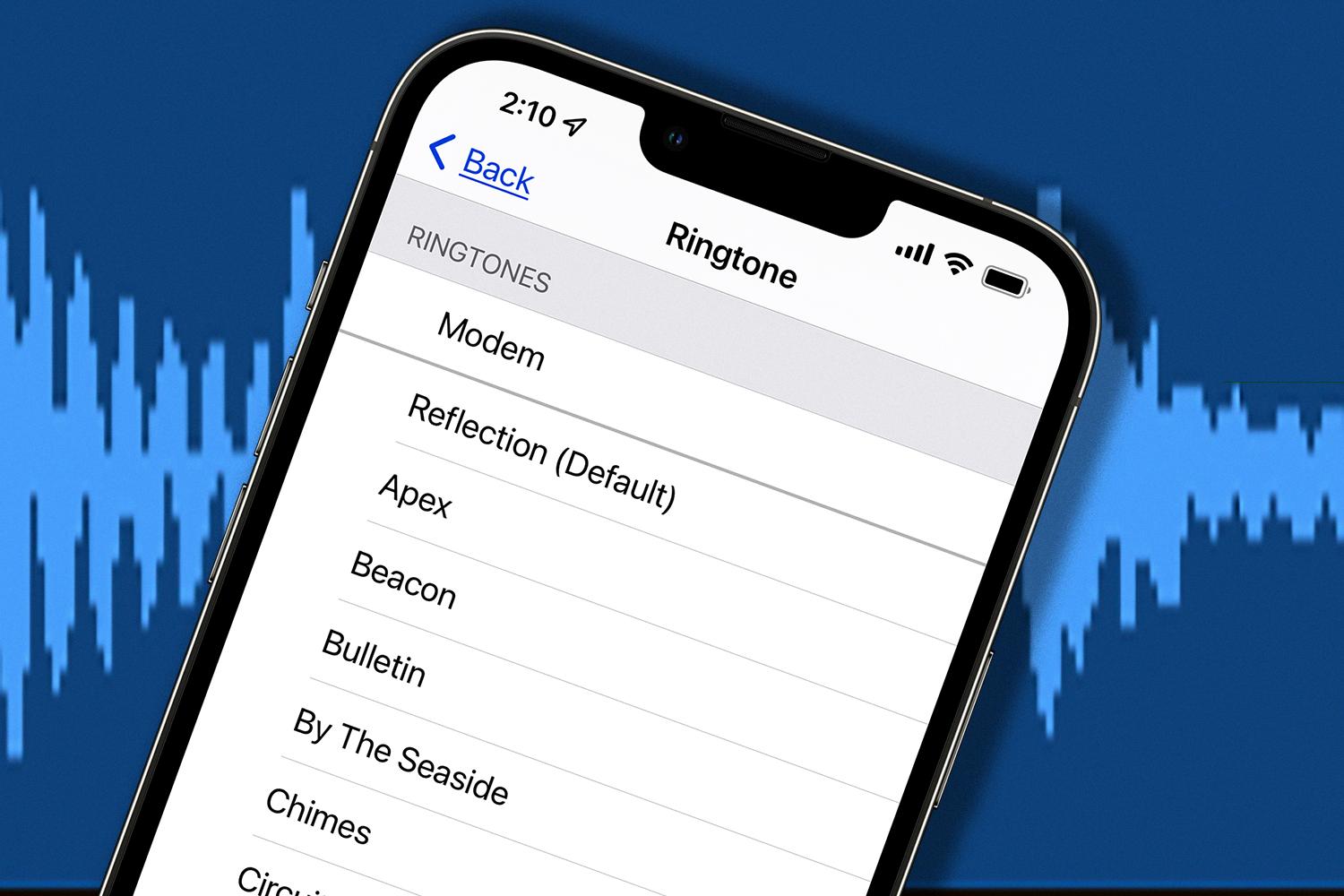 how to set iphone ringtone