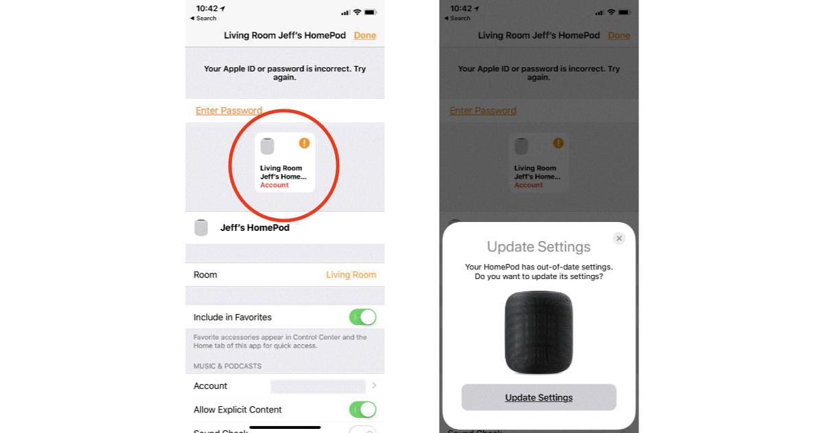 how to update homepod