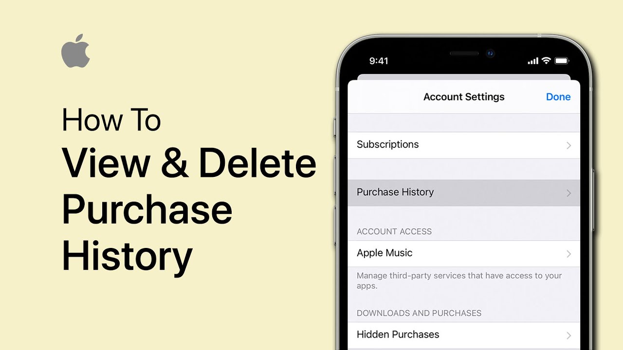 How to Erase Your iPhone Purchase History 1