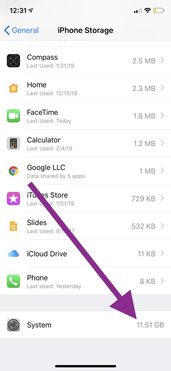 How to Get Rid of System Storage on iPhone 2 How to Get Rid of System Storage on iPhone 1