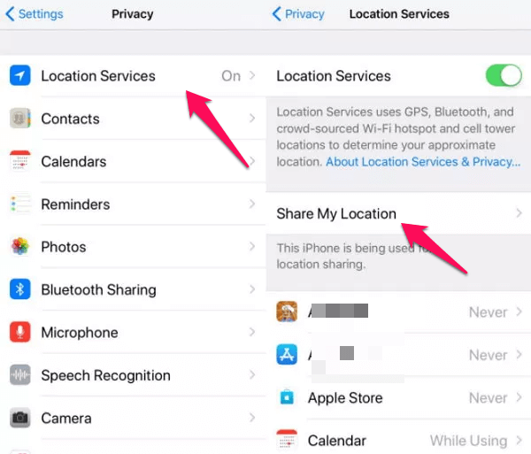 How to Hide Your Location on iPhone 2 How to Hide Your Location on iPhone 1