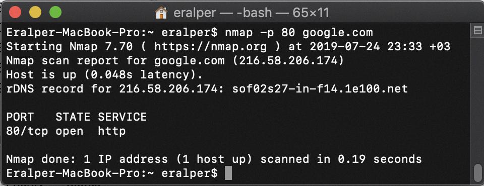 install nmap on macbook